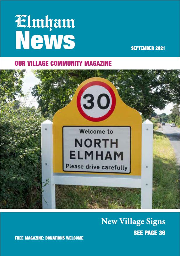 Elmham News magazine cover September 2021